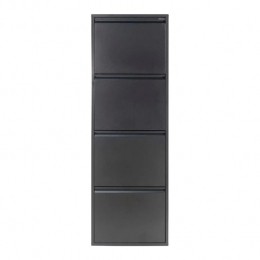 SpinderDesignBilly4Schoenenkast-Zwart