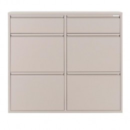 SpinderDesignBilly6Schoenenkast-SilkyTaupe