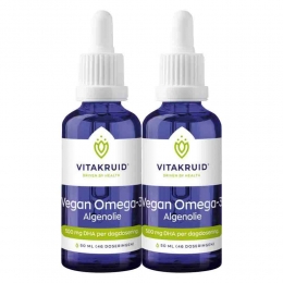 GratisVerzending2xVitakruidVeganOmega-3Algenolie50ml