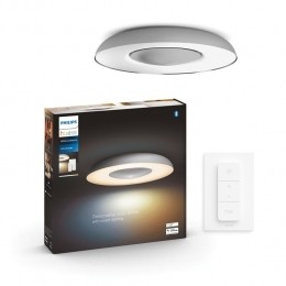 PhilipsHueStillplafondlamp-warmtotkoelwitlicht-aluminium-1dimmerswitch