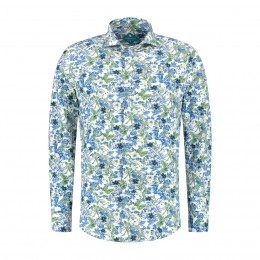 DistrictIndigoOverhemdPerformancePrintFlower37