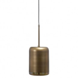WOOODSafaHanglampVerticaal-MetaalGlas-Brass-60x20x20