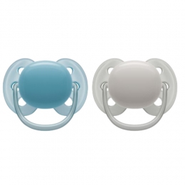 PhilipsAventFopspeenUltraSoft6-18mndBlauwGrijs2stuks