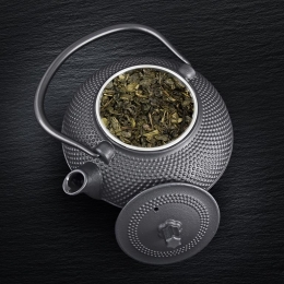 SakuraTea-Theepot-Gietijzer-15L-ZwartGehamerd-