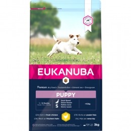 3xEukanubaGrowingPuppyMediumHondenvoerSmall3kg