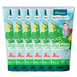 6xKneippShampooDoucheDrakenkracht200ml