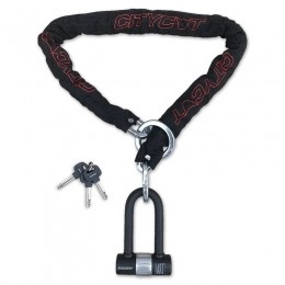 StarryCitycatKettingslotART-3-120cm-ZwartRood