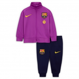 NikeFCBarcelonaStrikeTrainingspakFull-Zip2025-2026BabyFelpaarsDonkerblauwGoud