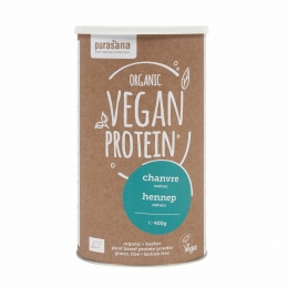 PurasanaPurasanaSingleProteinPowder50HennepNatuurVeganBio400gr