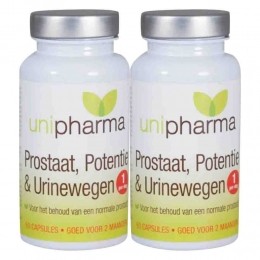 2xUnipharmaProstaatPotentieenUrinewegen60tabletten