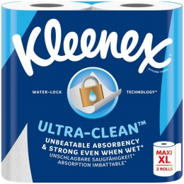 KleenexKeukenpapierUltraCleanMaxiXL2stuks