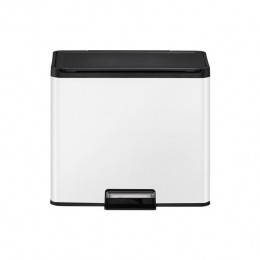 EKOEssentialRecyclerPedaalemmer30Liter1515L-Wit