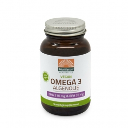 GratisVerzendingMattissonOmega3Algenolie21060vegacapsules