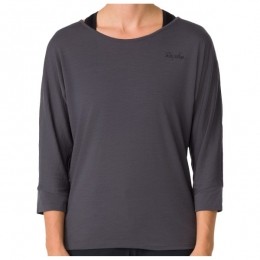 Rapha-WomensTrailMerino34SleeveTop-FietsshirtmaatXXSgrijs