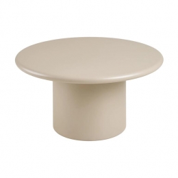ArtichokNelsonRondeSalontafelBeige-80cm