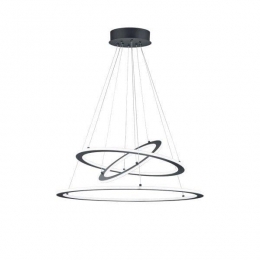 TRIO-HanglampDurbanAntraciet80cm