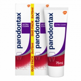 6xParodontaxTandpastaUltraCleantegenBloedenTandvlees2x75ml