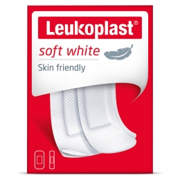 4xLeukoplastPleistersZachtWit20stuks