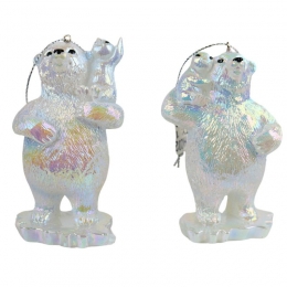 Resinopalescentopalescentijsbeermetpinguin2A12cmornamentKurtSAdler-Kurtsadler