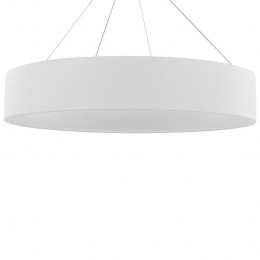 Beliani-LENYA-Hanglamp-Wit-Staal
