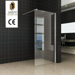 WiesbadenSafetyGlass20InloopdoucheMuurprofiel1200x200010mmNANOglas