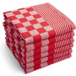 ZaveloTheedoekenSchoonDroogRood6stuks