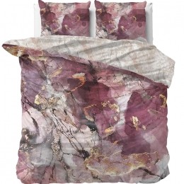 SleeptimeMarbleBrecciaDekbedovertrekRoze-2-persoons200x200220cm