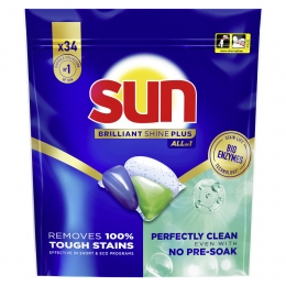 SunBrilliantShineAll-in1Vaatwascapsules34stuks