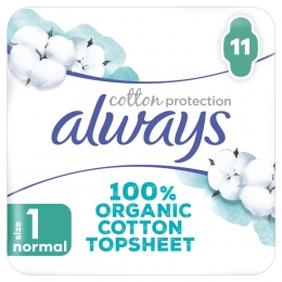 10xAlwaysMaandverbandBioCottonProtectionUltraNormalmetVleugels11stuks