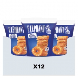 12xElephantPretzelsZeezout180gr