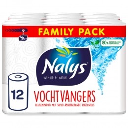 2xNalysKeukenpapierin80RecycledFolie6stuks
