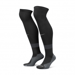 NikeStrikeVoetbalsokkenZwartDonkergrijsWit