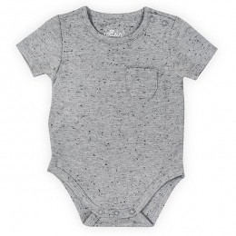 JolleinRomperKorteMouw7480SpeckledGrey