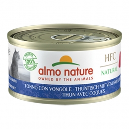 48xAlmoNatureHFCNaturalKattenvoerNatBlikjeTonijnMosselen70gr