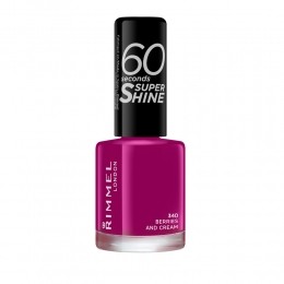 3xRimmelNagellak60SecondsSuperShine340BerriesAndCream8ml