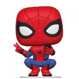 Spider-ManFarFromHomePOPMoviesVinylFigureSpider-ManHeroSuit9cm