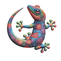 Wanddecoratiegecko30x30cm-Annascollection