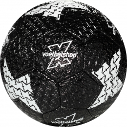 VoetbalshopStraatvoetbalMaat5ZwartWit