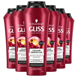 6xGlissShampooColorProtectShine250ml