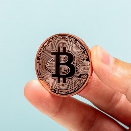 Bitcoinmunt-Bronskleurig