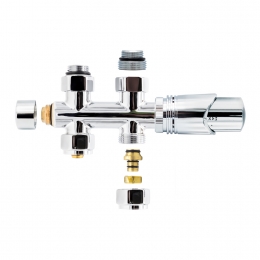 RadiatorkraanOnderblokBWSRechtChroom