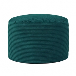 iconMilanoXLPoef-Ribfluweel-Blauwgroen