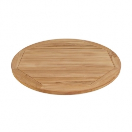 RondteakhoutentafelbladJava80cm