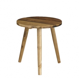 MicaDecorationsBoldBijzettafel-33cm-GerecycledHout-Bruin