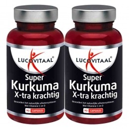 GratisVerzending2xLucovitaalSuperKurkumaX-traKrachtig90capsules