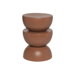 sweeek-Bijzettafeleindevandebankmetalennachttafel32x