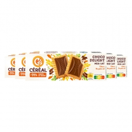 5xCralChocokoekDelightMelk126gr