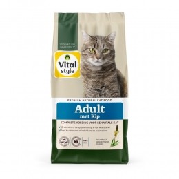 VitalstyleAdultKipKattenvoer10kg
