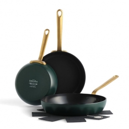 GreenpanCraftKoekenpannenset-Groen3-delig