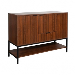 sweeek-Walnootkleurighouten3-deursdressoir